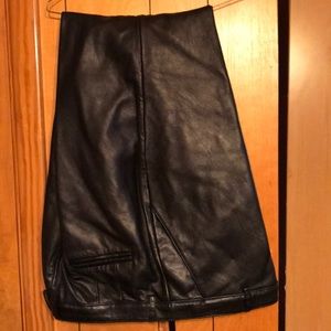 Leather pants